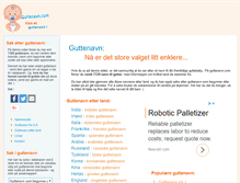 Tablet Screenshot of guttenavn.com